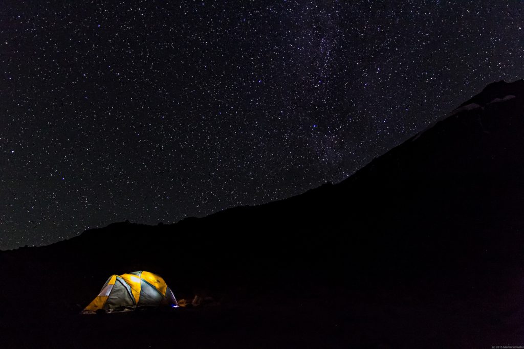 Kilimanjaro at night by Martin S
