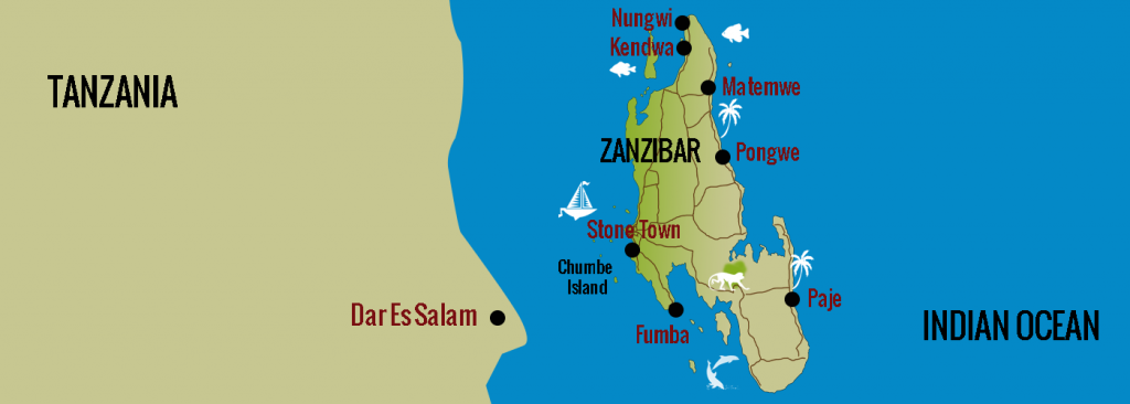 Map Of Africa Zanzibar - United States Map